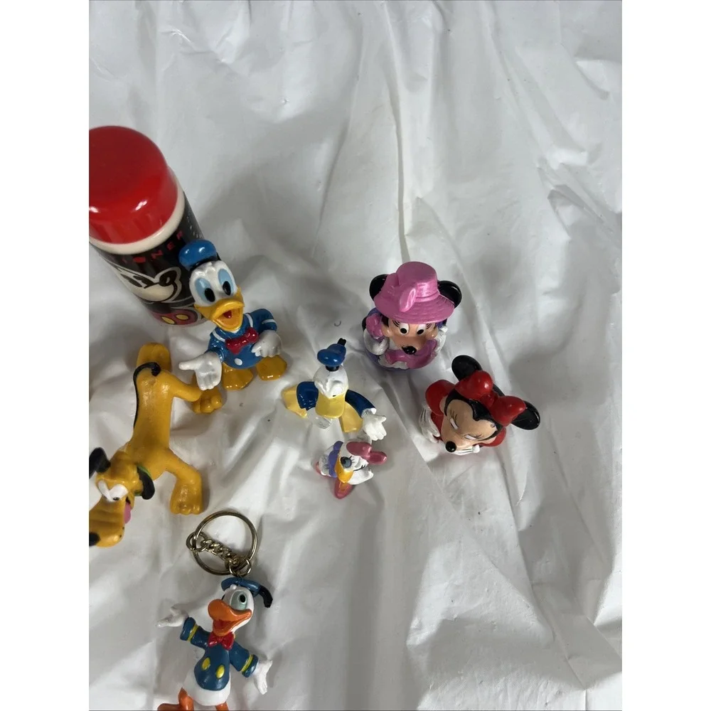 Lot Of 8 VTG‎ Disney PVC Plastic Figures Mickey Mouse & Friends Cake Toppers